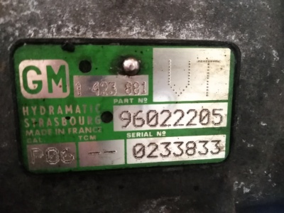 АКПП E39 3.0 tdi A5S 390R GM  96024773
