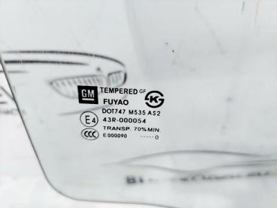 Стекло двери задней правой Cruze 2009-2016 СЕДАН  96833086