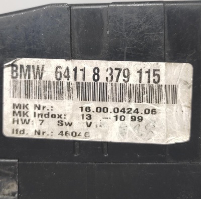Панель управления кондиционера BMW 7 E38 E38 64118379115