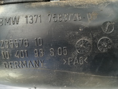 Патрубок воздушного фильтра BMW F10 N55  13717583726
