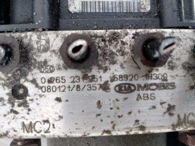  Блок ABS  Ceed 589201h300