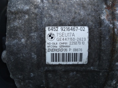 Компрессор кондиционера N20 X3 F25 64529216467