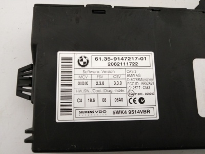 Блок управления CAS  E90 61359395656