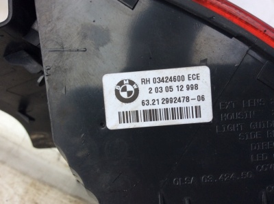 Фонарь задний правый X1 E84   63212992478