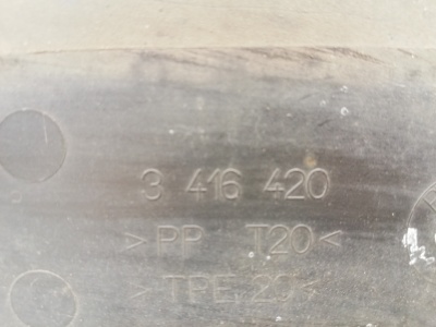 Пыльник радиатора X3 E83 LCI  51743416420